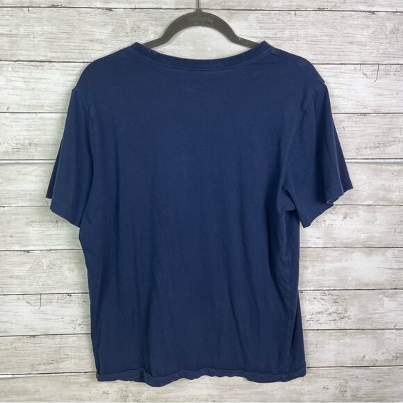 Nike Circa Navy Crew Neck Tee Shirt Size Large - Picture 4 of 5